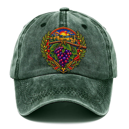 Grape Cluster Of The Spies Jerusalem Classic Cap – Forest Mist