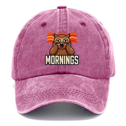 Owl Scream Mornings Scream Classic Cap – Dusty Rose