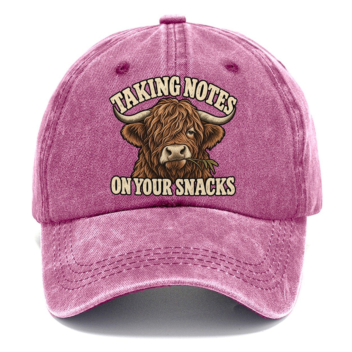 Highland Snack Notes Character Club Classic Cap – Dusty Rose