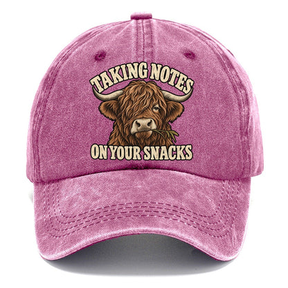 Highland Snack Notes Character Club Classic Cap – Dusty Rose