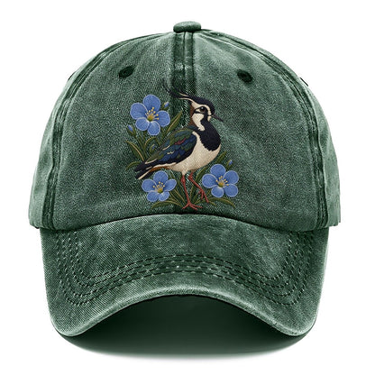 Northern Irish Flax And Lapwing Uk Culture Heritage Classic Cap – Forest Mist