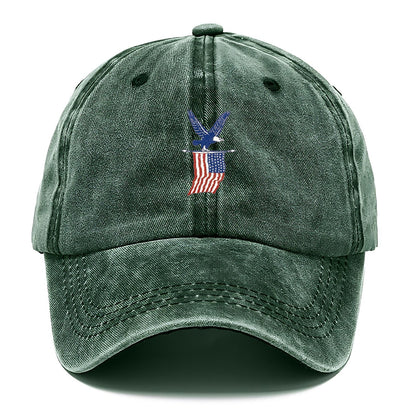 Eagle Flag Logo Classic Cap – Forest Mist