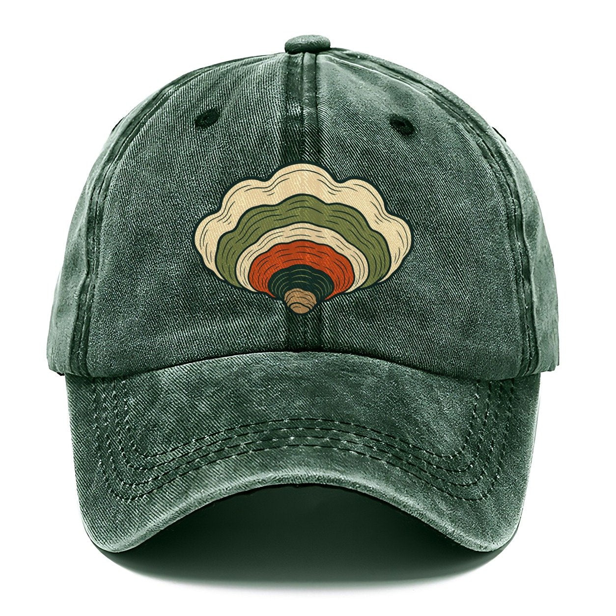 Turkey Tail Fan Foraging And Mycology Classic Cap – Forest Mist
