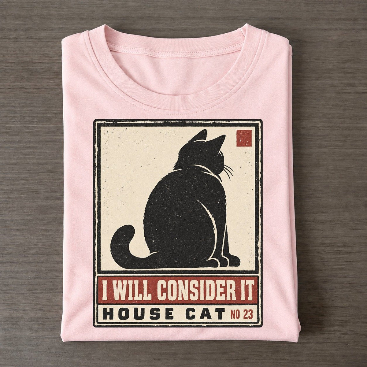 I Will Consider It Neko Says No Classic T-shirt – Pink
