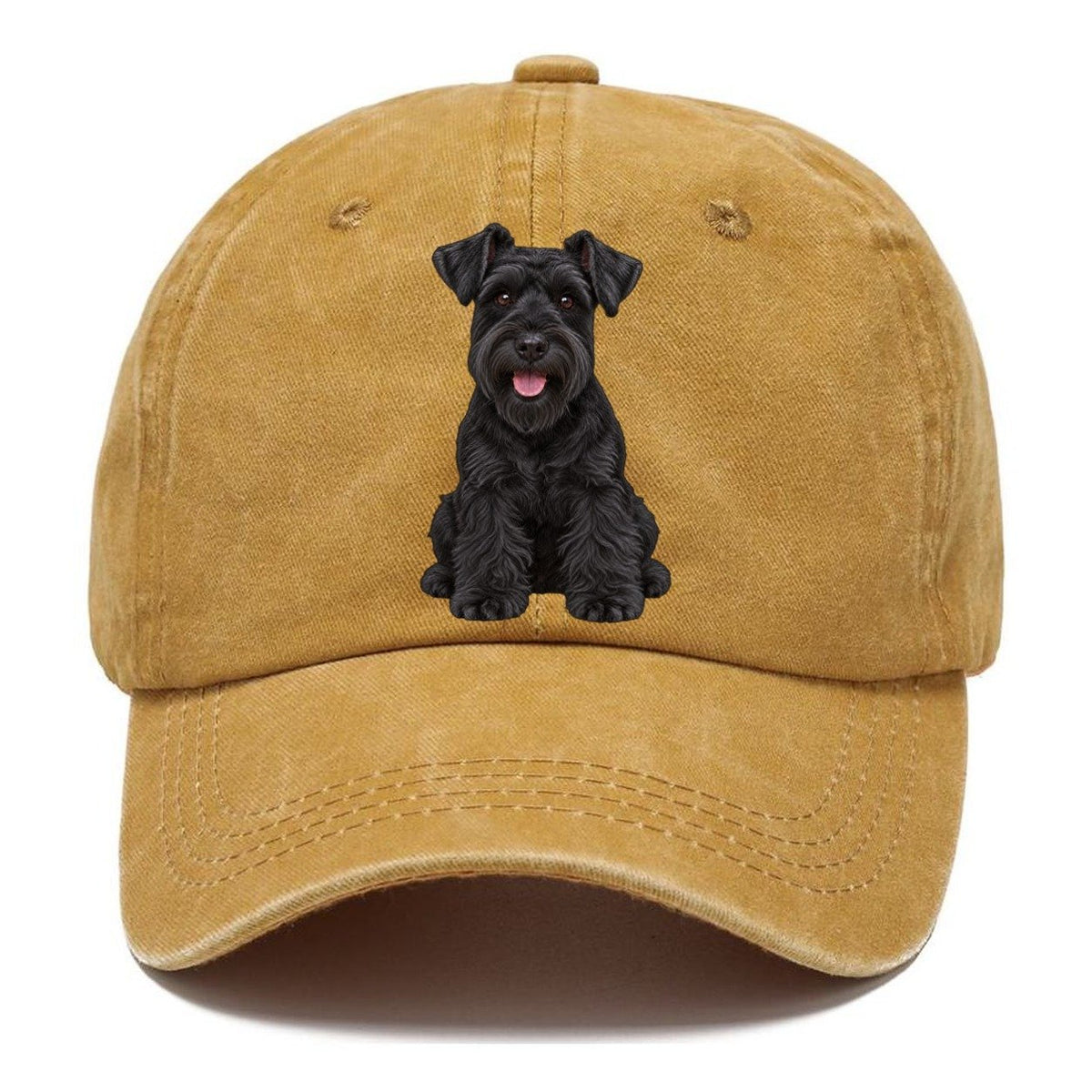 Black Miniature Schnauzer Classic Cap – Golden Harvest