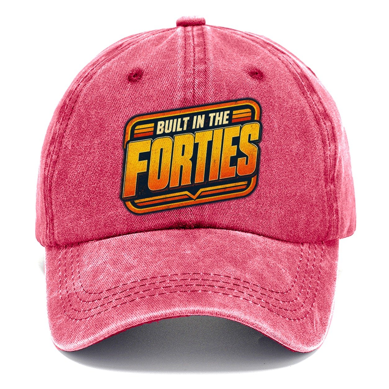 Built In The Forties Classic Cap – Pomegranate Blush