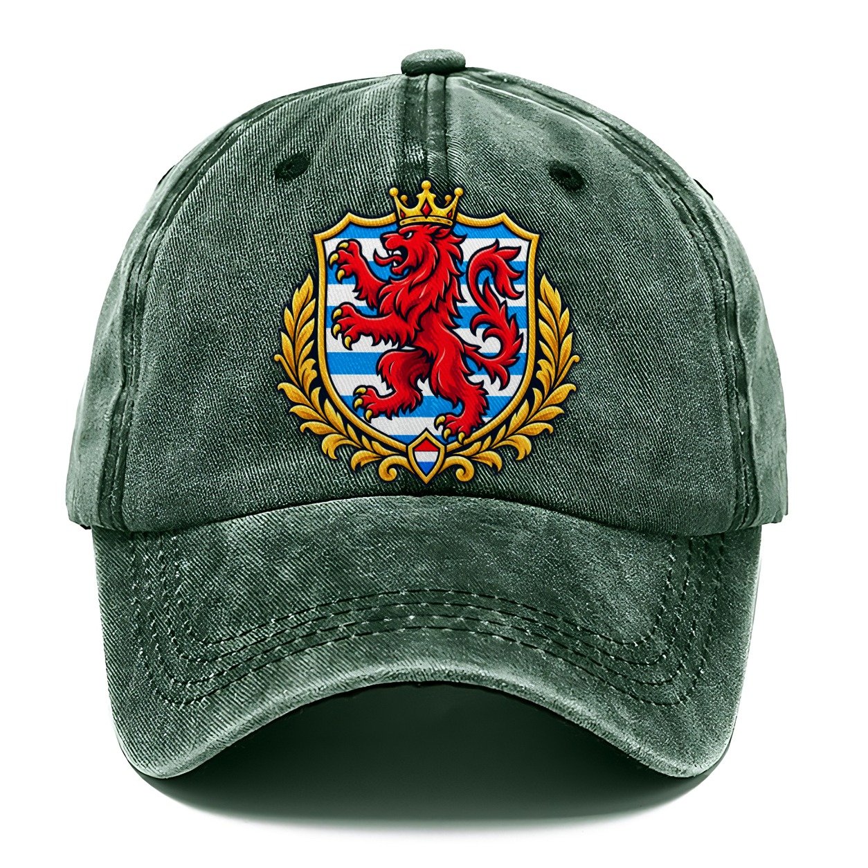 Luxembourg Minimal Emblem Country Logos Classic Cap – Forest Mist