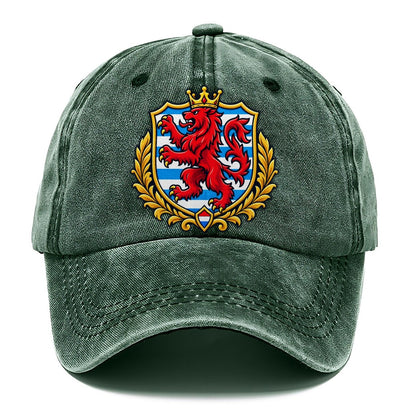 Luxembourg Minimal Emblem Country Logos Classic Cap – Forest Mist