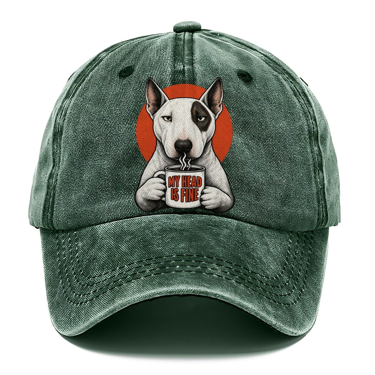 Bull Terrier Mug Truths Dog Mug Truths Classic Cap – Forest Mist