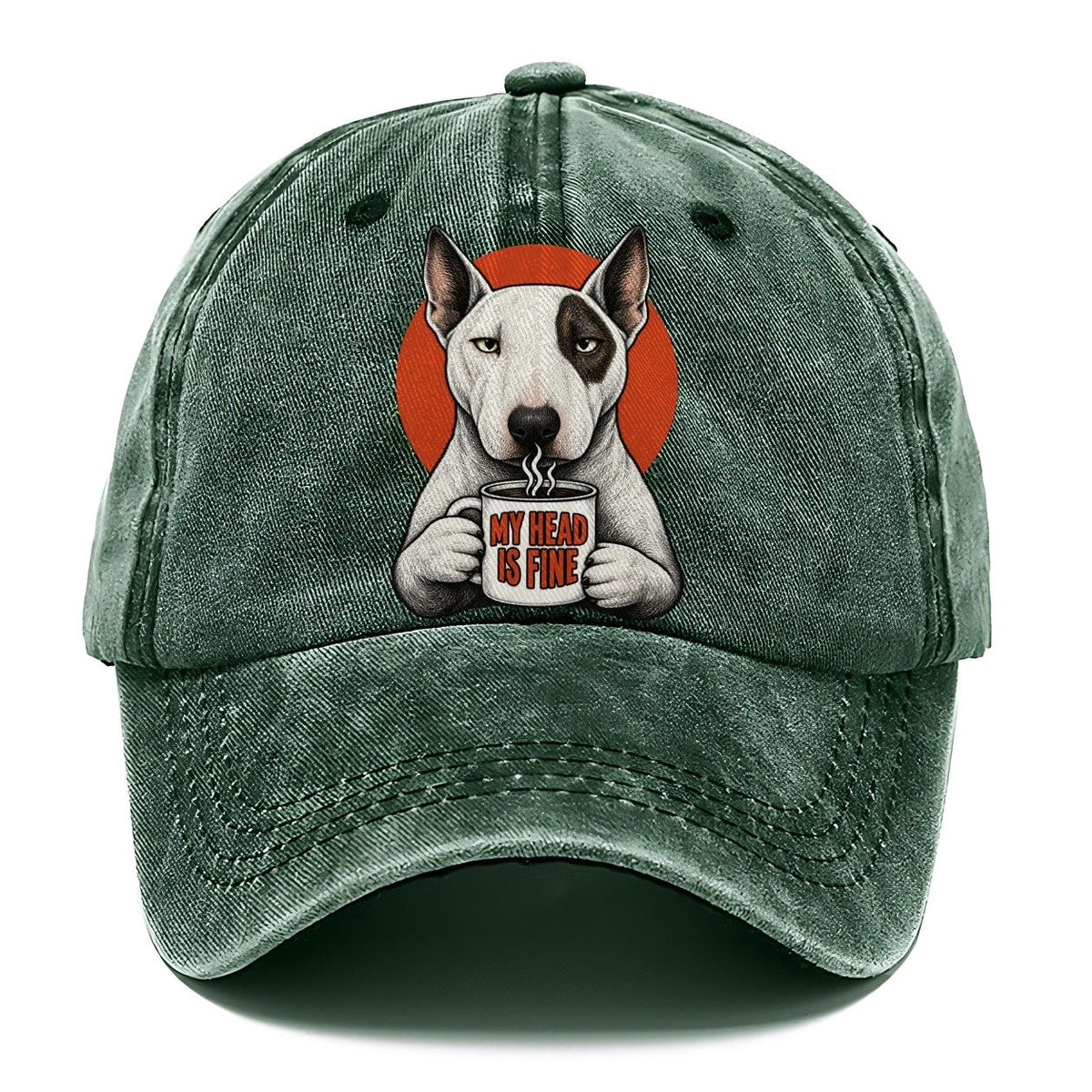 Bull Terrier Mug Truths Dog Mug Truths Classic Cap – Forest Mist