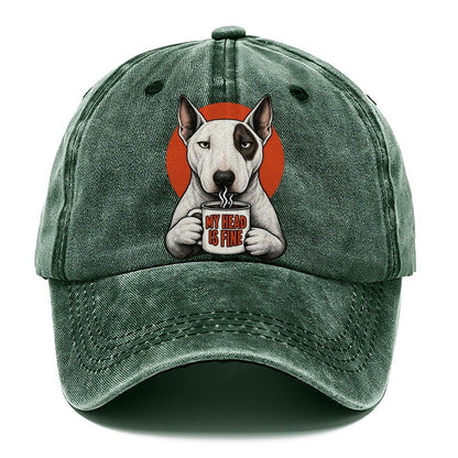 Bull Terrier Mug Truths Dog Mug Truths Classic Cap – Forest Mist