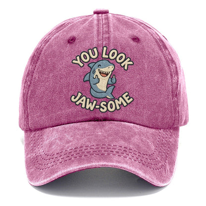Shark Animal Puns Classic Cap – Dusty Rose