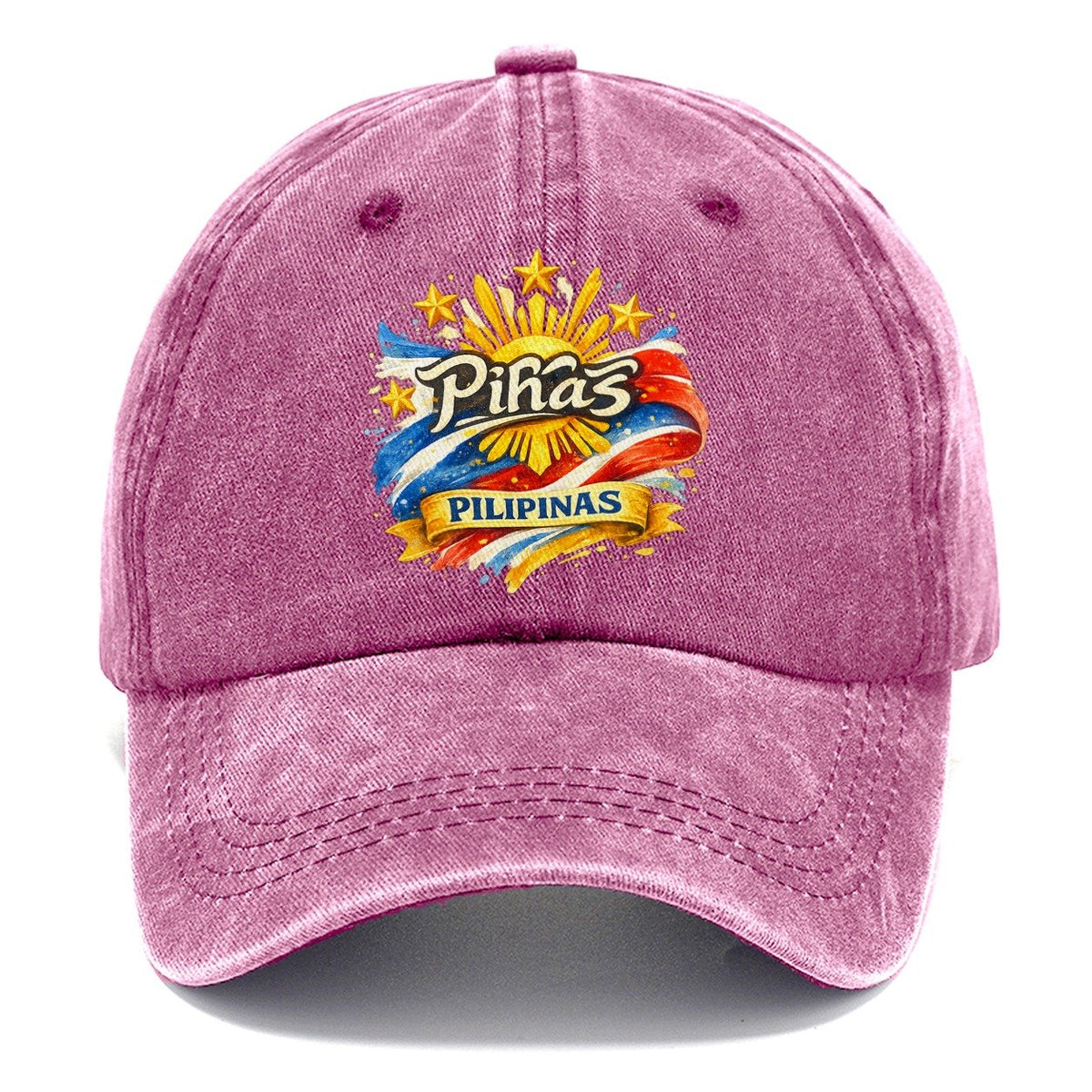 Philippines Sun Emblem Classic Cap – Dusty Rose