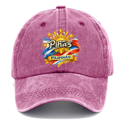 Philippines Sun Emblem Classic Cap – Dusty Rose