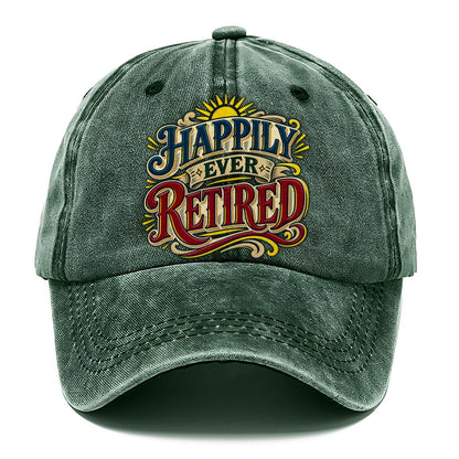 Happily Ever Retired Retired Living Classic Cap – Forest Mist