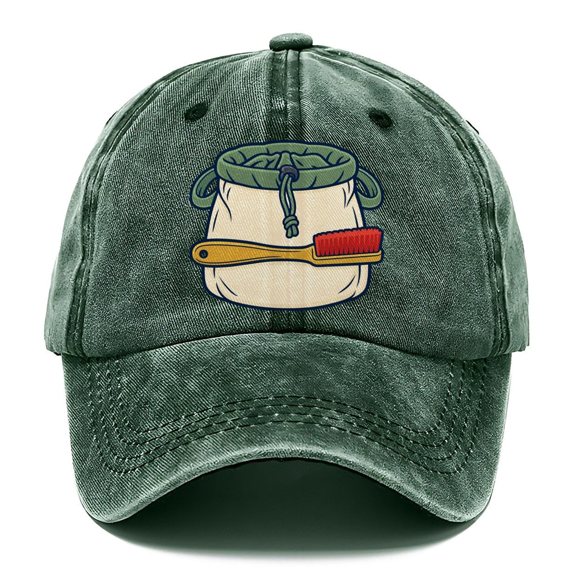 Chalk Bag And Brush Rock Climbing Classic Cap – Forest Mist