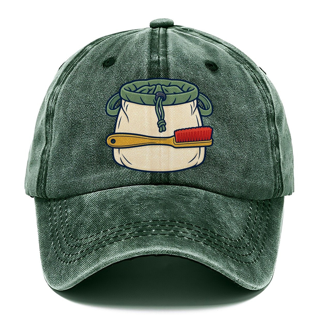 Chalk Bag And Brush Rock Climbing Classic Cap – Forest Mist