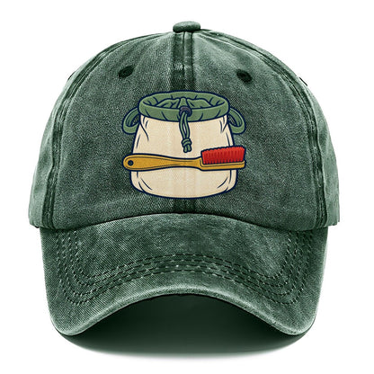 Chalk Bag And Brush Rock Climbing Classic Cap – Forest Mist