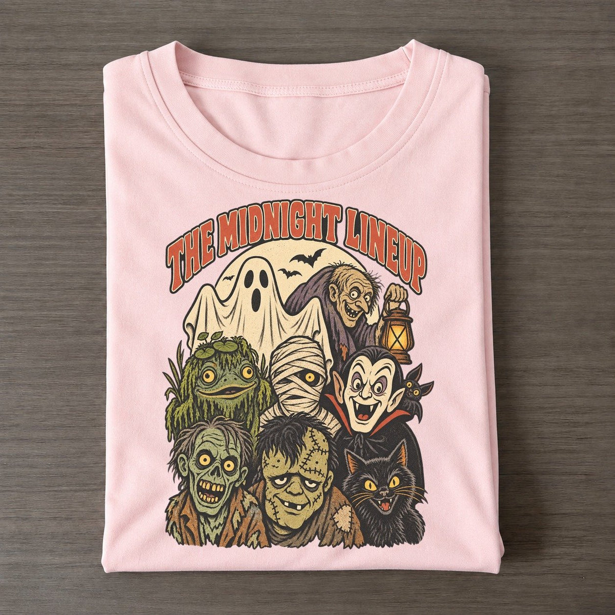 The Midnight Lineup Ghoul Mixer Classic T-shirt – Pink