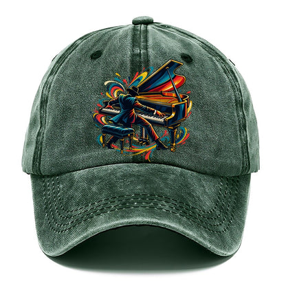 Grand Piano Icon Music Instruments Classic Cap – Forest Mist