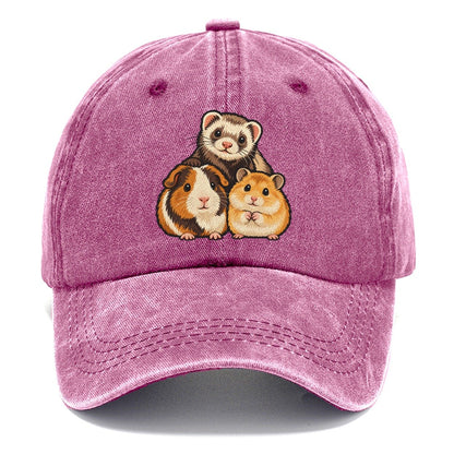 Small Pet Gathering Small Pet Logos Classic Cap – Dusty Rose