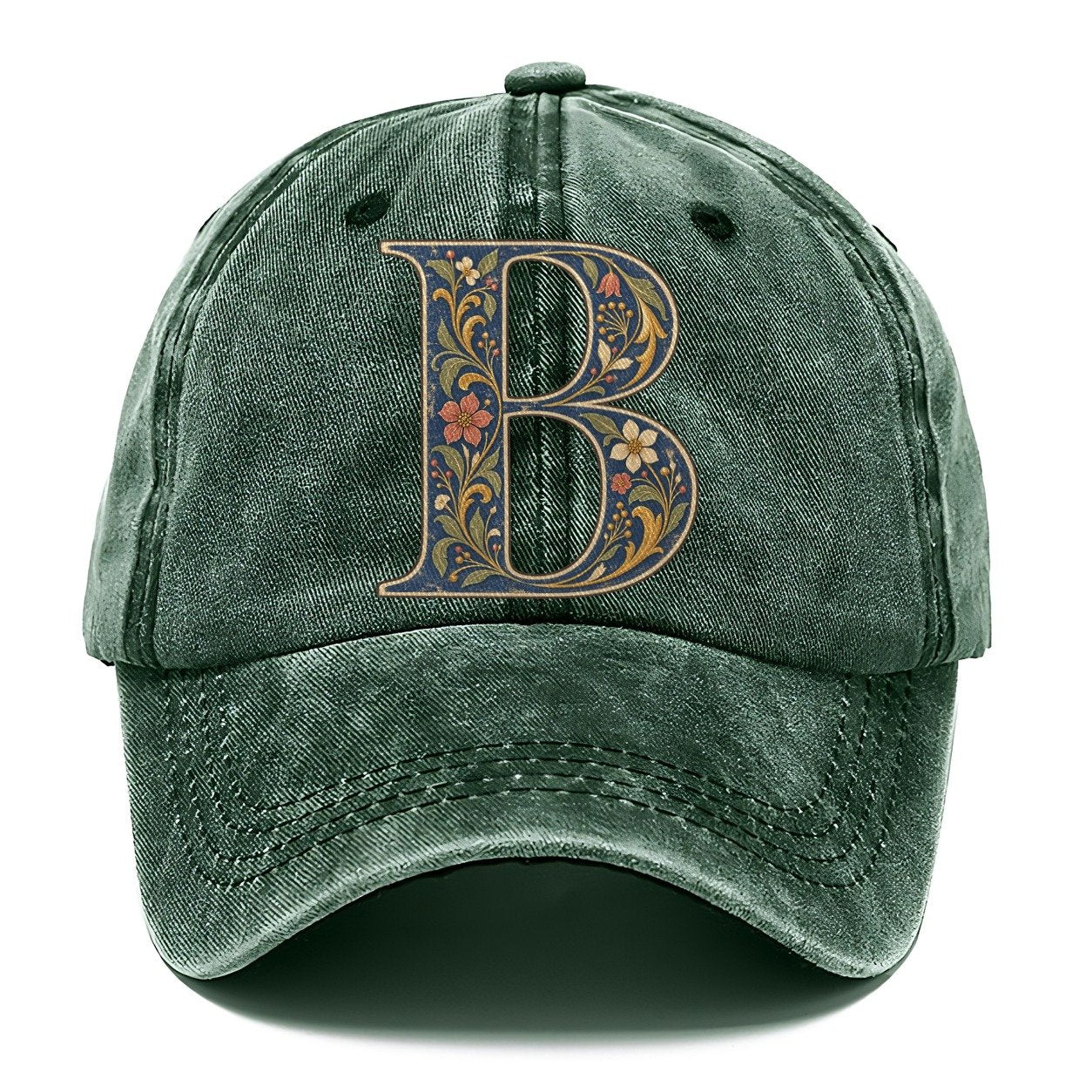 Wildflower B Monogram Classic Cap – Forest Mist