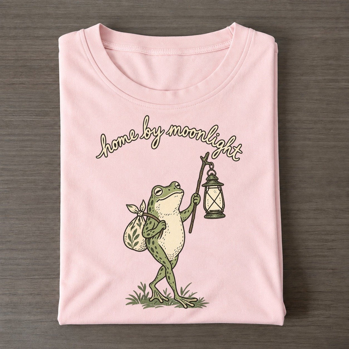 Lantern Walk Pond Folk Classic T-shirt – Pink