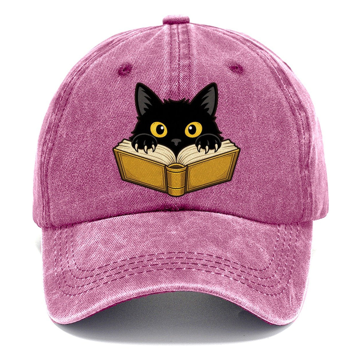 Black Cat Open Book Fan Favorites Classic Cap – Dusty Rose