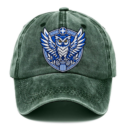 Greece Minimal Emblem Country Logos Classic Cap – Forest Mist