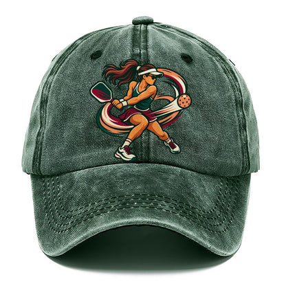 Backhand Winner Pickleball Life Classic Cap – Forest Mist