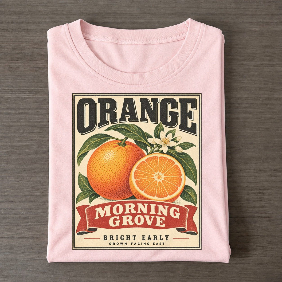 Orange Orchard Crate Classic T-shirt – Pink