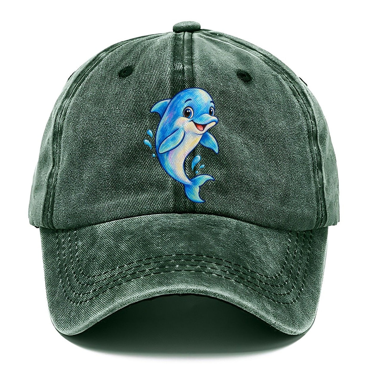Dolphin Friendly Leap Sea Sprite Classic Cap – Forest Mist