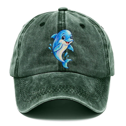 Dolphin Friendly Leap Sea Sprite Classic Cap – Forest Mist