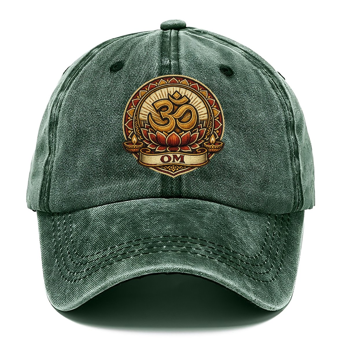 Om Sacred Sound Classic Cap – Forest Mist