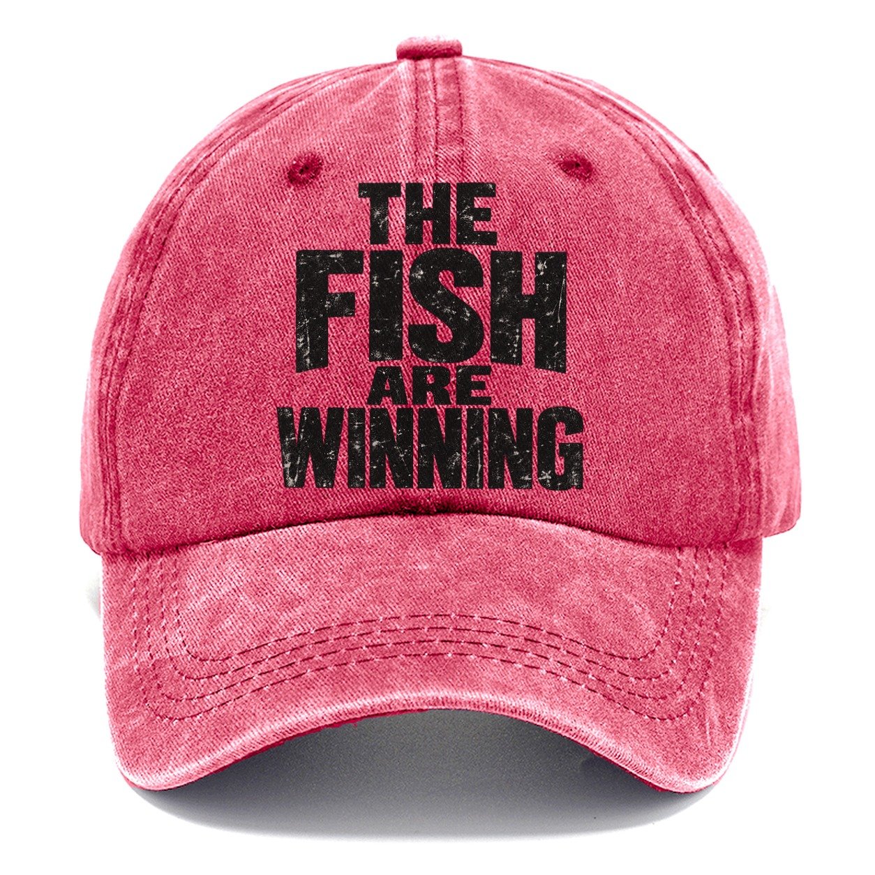 The Fish Are Winning Fishing Club Classic Cap – Pomegranate Blush