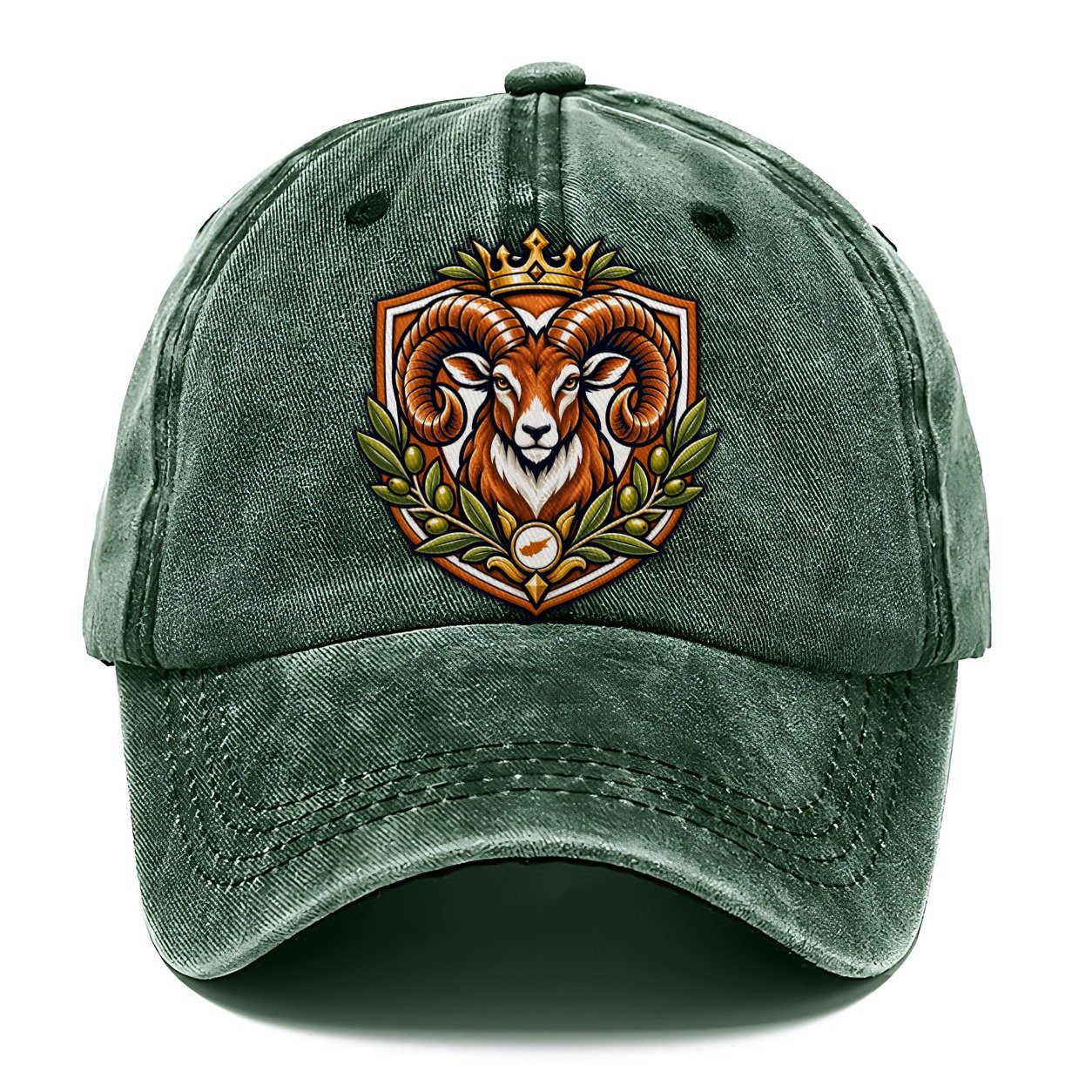 Cyprus Heraldic Crest Country Logos Classic Cap – Forest Mist