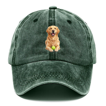 Golden Retriever Tennis Classic Cap – Forest Mist