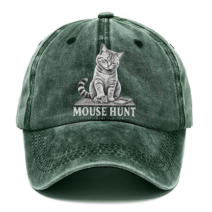 Mouse Hunt Short Version Cats Classic Cap – Forest Mist