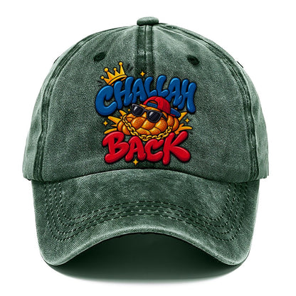 Challah Back Retro Judaism Heritage Classic Cap – Forest Mist