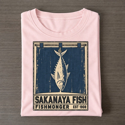 Sakanaya Fish Market Noren Trade Co Classic T-shirt – Pink