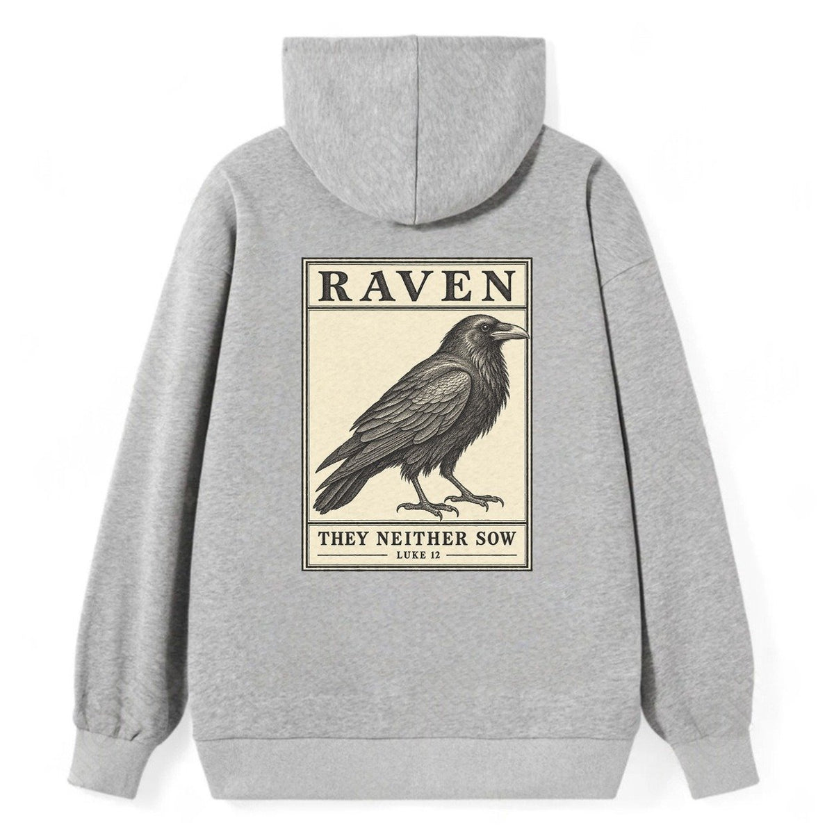 Raven Specimen Plate Creature Canticle Classic Pullover Hoodie – Grey