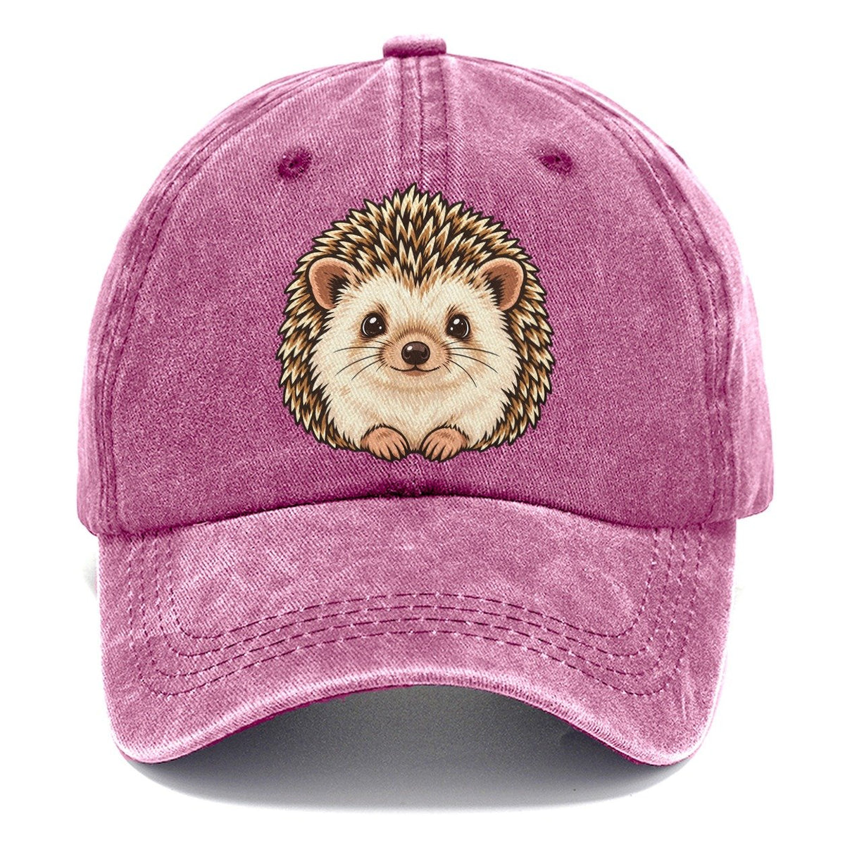 Hedgehog Round Face Small Pet Logos Classic Cap – Dusty Rose