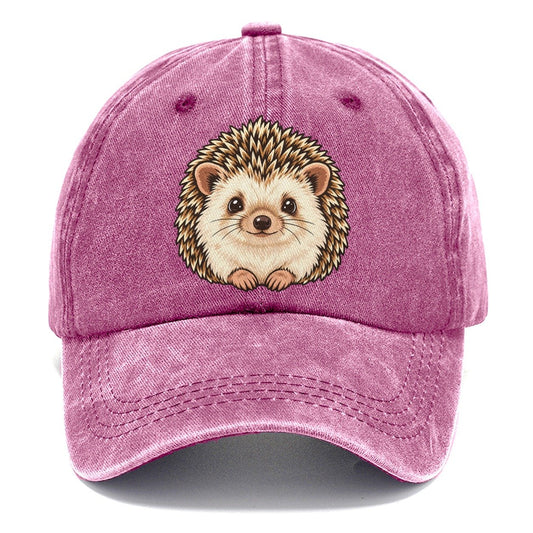 Hedgehog Round Face Small Pet Logos Classic Cap – Dusty Rose