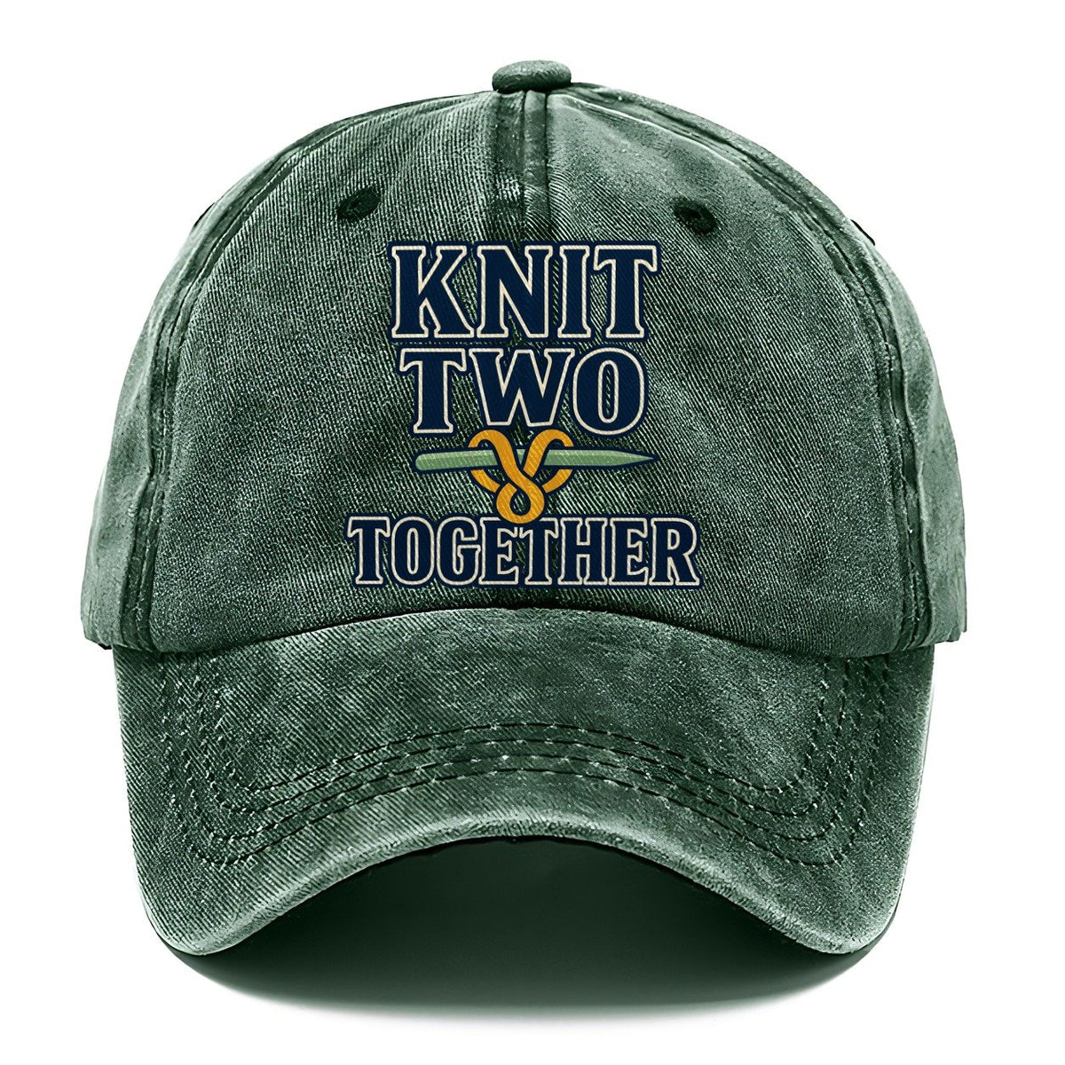 Knit Two Together Yarn Crafts Classic Cap – Forest Mist
