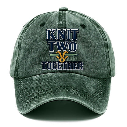 Knit Two Together Yarn Crafts Classic Cap – Forest Mist