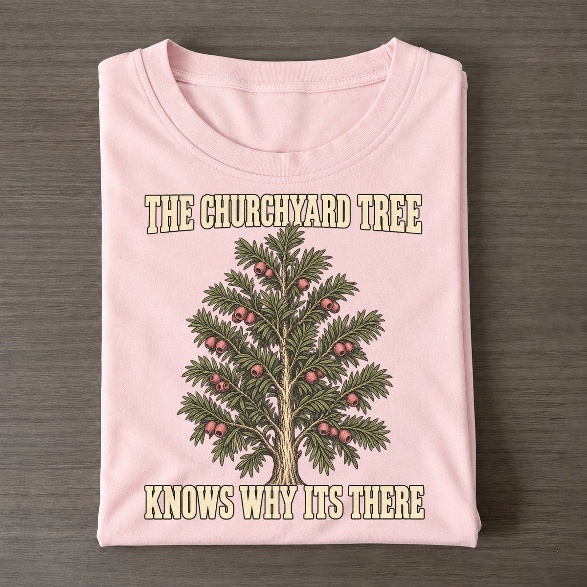 Knows Why Its There Botanical Warnings Classic T-shirt – Pink