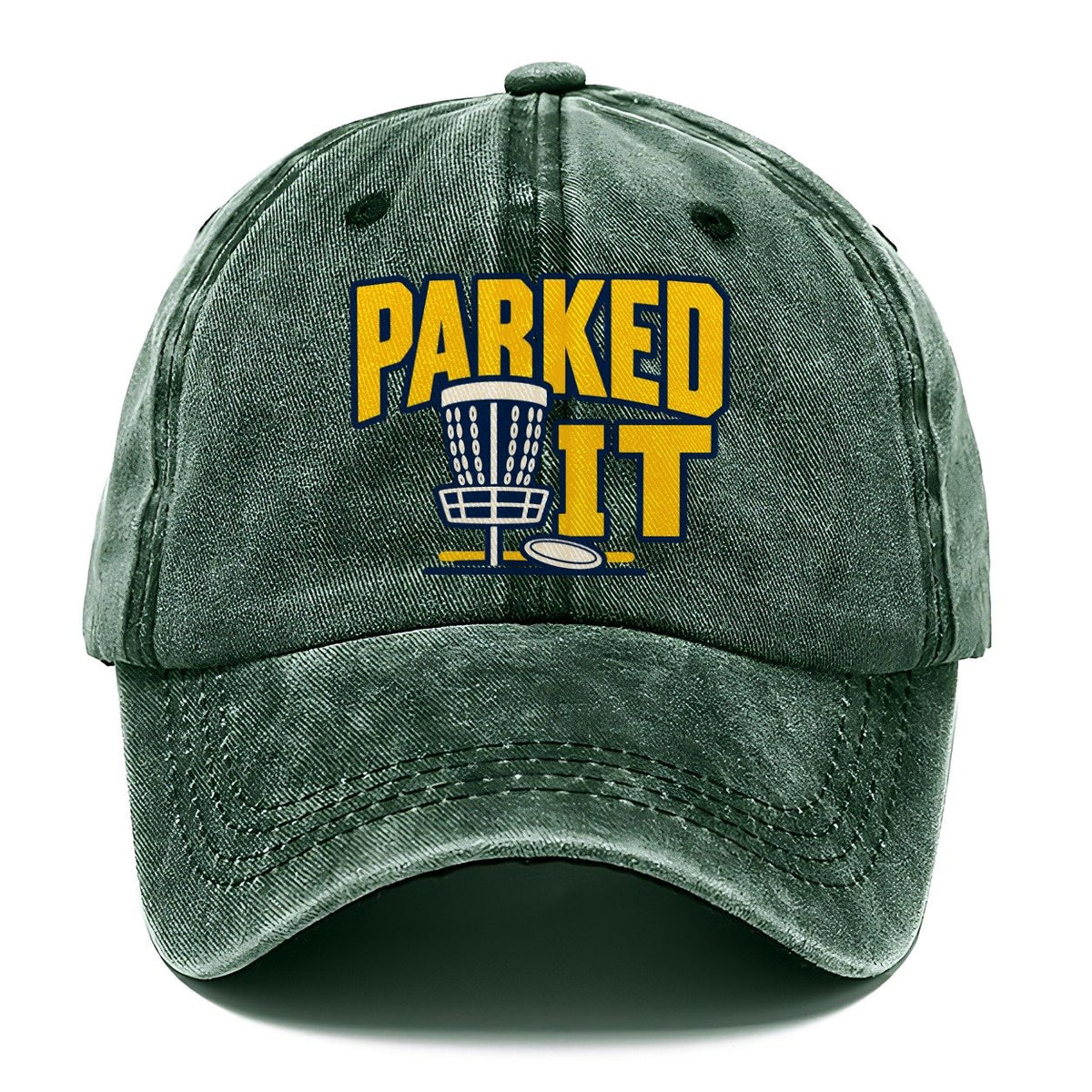 Parked It Disc Golf Classic Cap – Forest Mist
