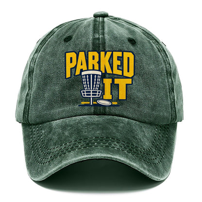 Parked It Disc Golf Classic Cap – Forest Mist