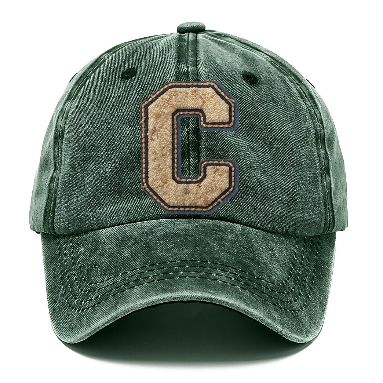 Varsity Chenille C Monogram Classic Cap – Forest Mist