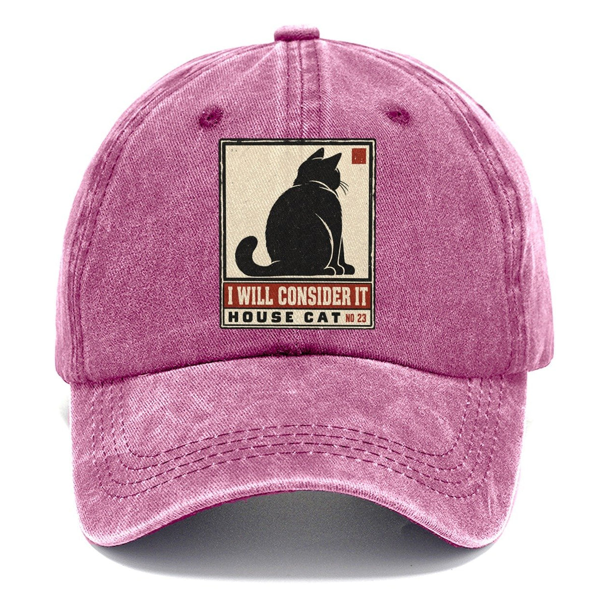 I Will Consider It Neko Says No Classic Cap – Dusty Rose
